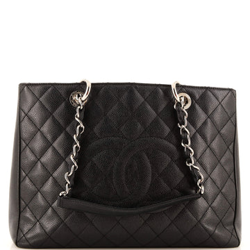 Chanel Grand Shopping Tote Quilted Caviar