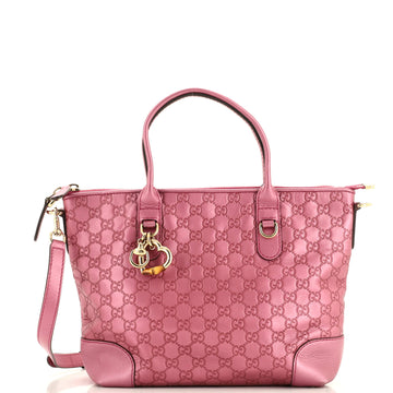 Gucci Heart Bit Zip Tote Guccissima Leather Medium