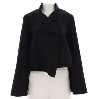 Burberry Women's Oversized Cropped Blazer Wool