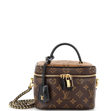 Louis Vuitton Vanity Handbag Reverse Monogram Canvas PM