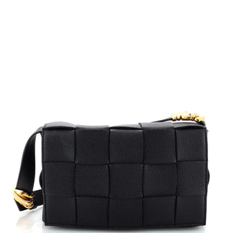 Bottega Veneta Cassette Crossbody Bag Maxi Intrecciato Grained Leather