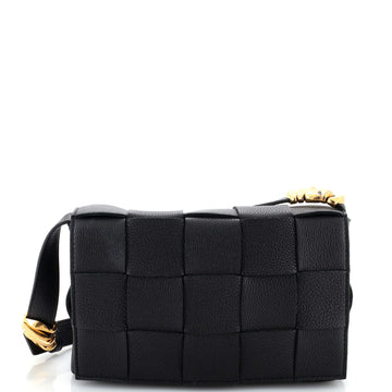 Bottega Veneta Cassette Crossbody Bag Maxi Intrecciato Grained Leather
