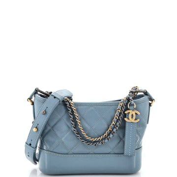 Chanel Gabrielle Hobo Quilted Goatskin and Patent Small