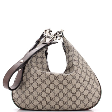 Gucci Attache Shoulder Bag GG Coated Canvas Medium