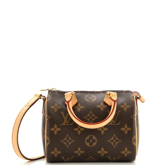 Louis Vuitton Speedy Bandouliere Bag Monogram Canvas Nano