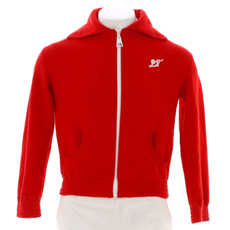 Louis Vuitton Men's Zip Up Bomber Jacket Polyamide Blend