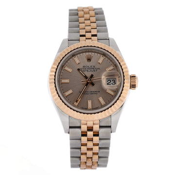 Rolex Oyster Perpetual Datejust Automatic Watch Stainless Steel and Rose Gold 28