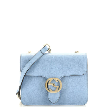 Gucci Interlocking Shoulder Bag Leather Small