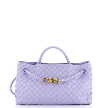 Bottega Veneta Andiamo East West Top Handle Bag Intrecciato Nappa Small
