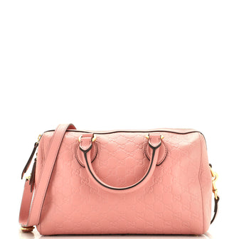Gucci Signature Boston Bag Guccissima Leather Medium