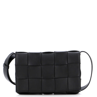 Bottega Veneta Cassette Crossbody Bag Maxi Intrecciato Leather