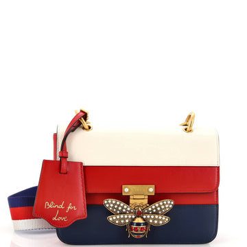 Gucci Queen Margaret Flap Bag Colorblock Leather Medium