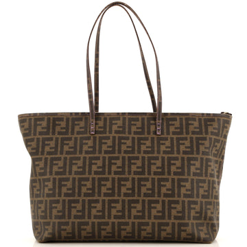 Fendi Roll Tote Zucca Coated Canvas Large