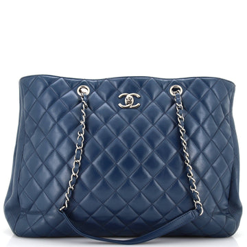 Chanel Classic CC Shopping Tote Quilted Calfskin Large