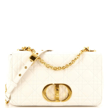 Christian Dior Caro Bag Cannage Quilt Calfskin Medium