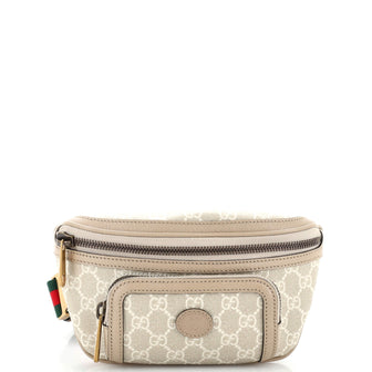 Gucci Interlocking G Patch Belt Bag GG Coated Canvas