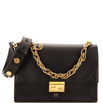 Fendi Kan U Shoulder Bag Leather Medium