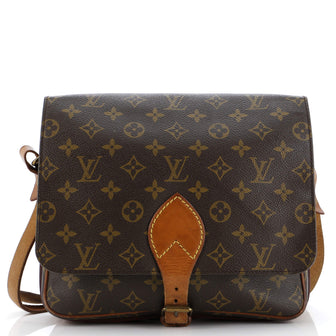 Louis Vuitton Cartouchiere Handbag Monogram Canvas GM