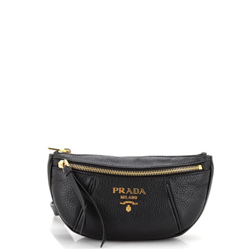 Prada Zip Belt Bag Vitello Daino Small