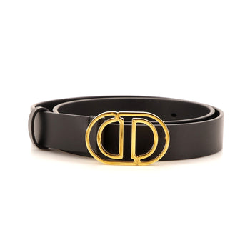 Christian Dior 30 Montaigne Cut-Out Belt Leather Thin