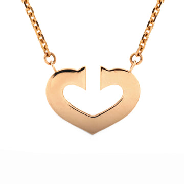 Cartier C Heart de Cartier Pendant Necklace 18K Rose Gold