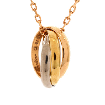 Cartier Baby Trinity Pendant Necklace 18K Tricolor Gold