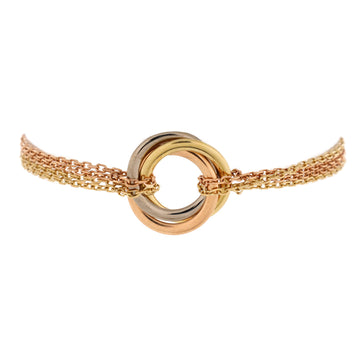 Cartier Trinity 4 Chain Bracelet 18K Tricolor Gold