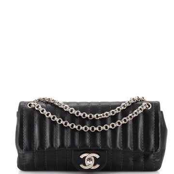 Chanel Bijoux Chain Vertical Flap Bag Vertical Quilt Lambskin East West