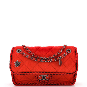 Chanel Paris-Salzburg Flap Bag Quilted Wool Small