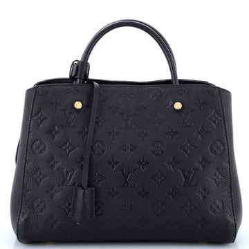 Louis Vuitton Montaigne Handbag Monogram Empreinte Leather MM