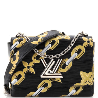 Louis Vuitton Twist Handbag Limited Edition Print Epi Leather MM