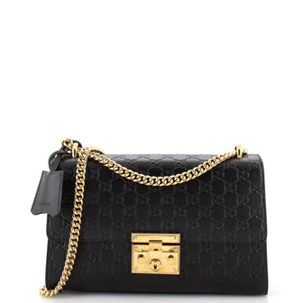 Gucci Padlock Shoulder Bag Guccissima Leather Medium