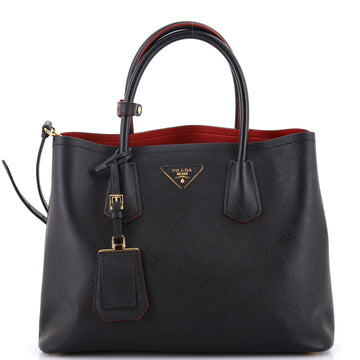 Prada Cuir Double Tote Saffiano Leather Medium