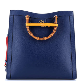 Gucci Diana NM Bamboo Handle Tote Leather Large