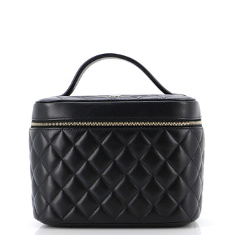 Chanel Cosmetic Case Quilted Lambskin Small