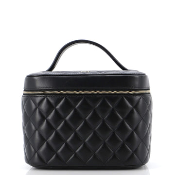 Chanel Cosmetic Case Quilted Lambskin Small