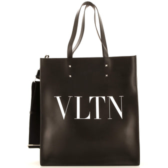 Valentino Garavani VLTN Rockstud Shopping Tote Printed Leather Tall