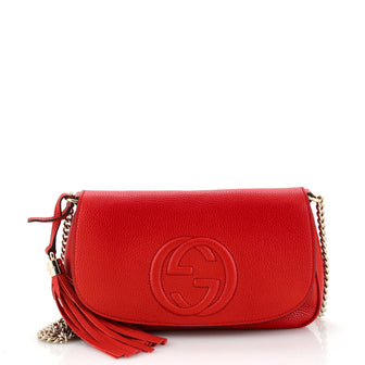 Gucci Soho Chain Crossbody Bag Leather Medium
