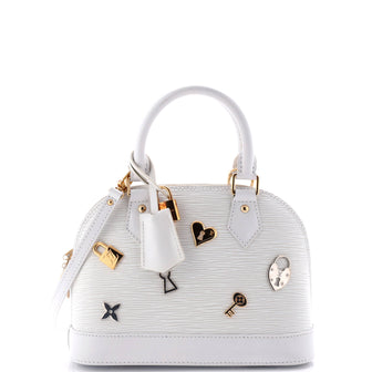 Louis Vuitton Alma Handbag Love Lock Epi Leather BB
