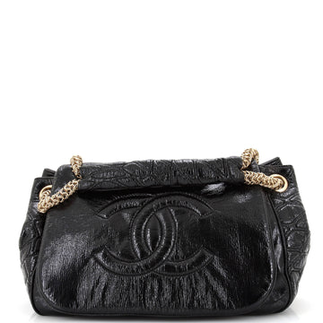 Chanel Rodeo Drive Accordion Flap Bag Patent Vinyl Medium