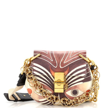 Chloe Drew Bijou Crossbody Bag Printed Leather Mini