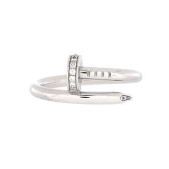 Cartier Juste un Clou Ring 18K White Gold with Diamonds