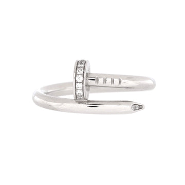 Cartier Juste un Clou Ring 18K White Gold with Diamonds