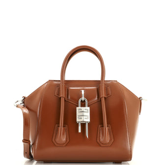 Givenchy Antigona Lock Bag Leather Mini