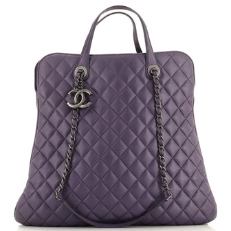 Chanel Daily Tote Quilted Lambskin Large