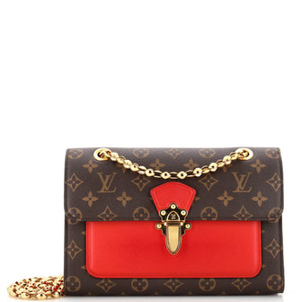 Louis Vuitton Victoire Handbag Monogram Canvas and Leather
