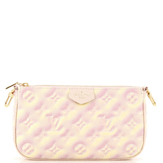 Louis Vuitton Multi Pochette Accessoires Pouch Stardust Monogram Empreinte Leather Small