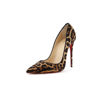 Louis Vuitton Women's Kate Pumps Printed Calf Hair 120