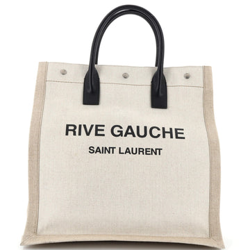 Saint Laurent Rive Gauche Shopper Tote Canvas Tall