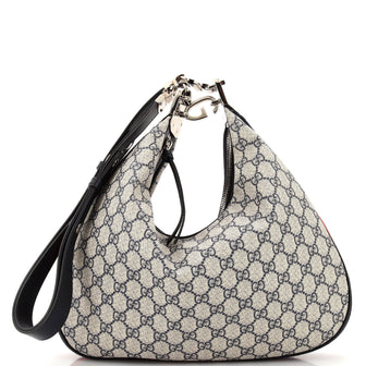 Gucci Attache Shoulder Bag GG Coated Canvas Medium